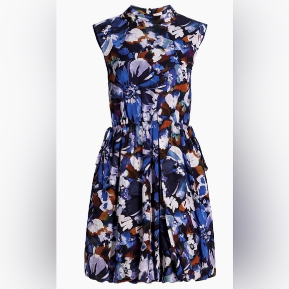 10 Crosby Derek Lam Dresses & Skirts - 10 Crosby Derek Lam Floral Blue Dress